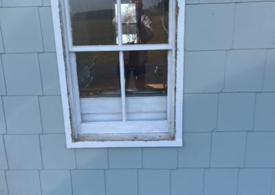 old wooden windows in need or replacing